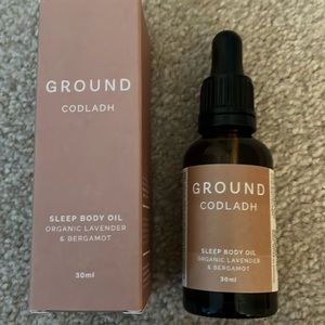 Ground Codladh sleep body oil. Organic lavender and bergamot. 30 ml